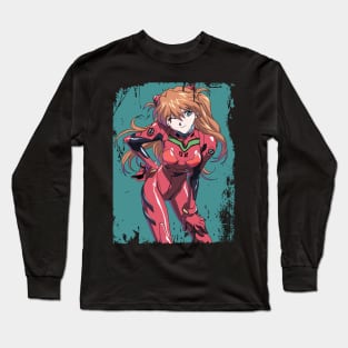 Evangelion - Asuka Langley - Vintage Long Sleeve T-Shirt